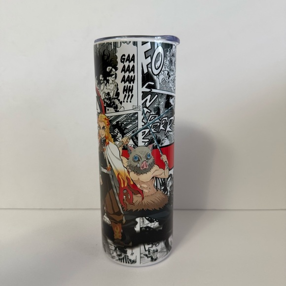 Demon Slayer Anime 20oz Skinny Tumbler - Picture 3 of 4
